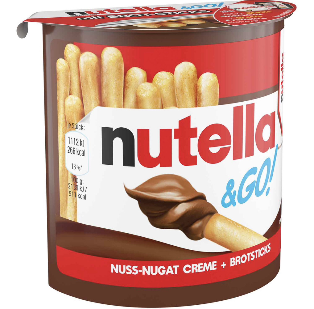 Nutella & GO! Brot-Sticks Печиво з шоколадною пастою 52g