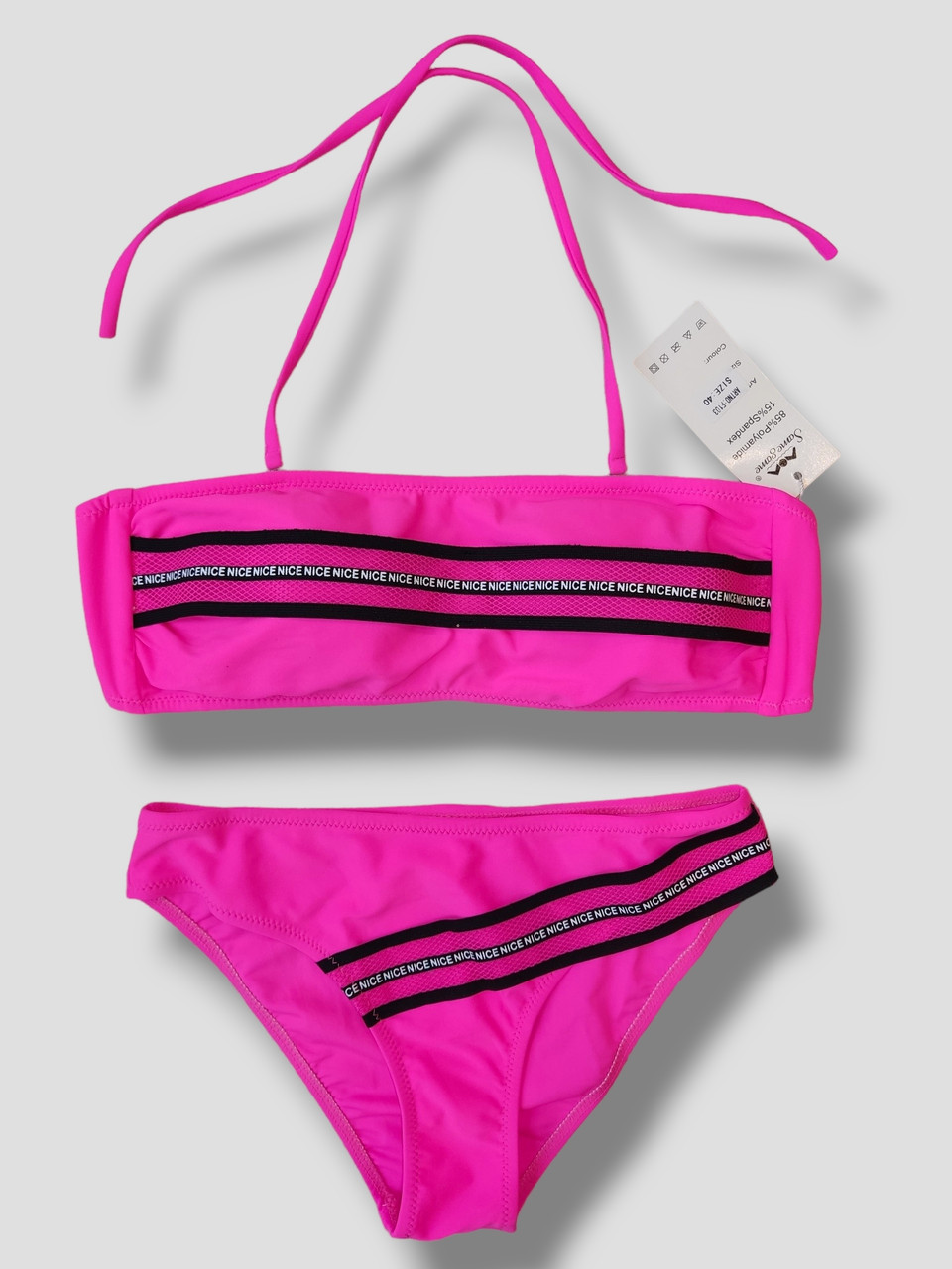 Дитячий підлітковий купальник Samegame 103-M малиновий 32 34 36 38 40 розмір