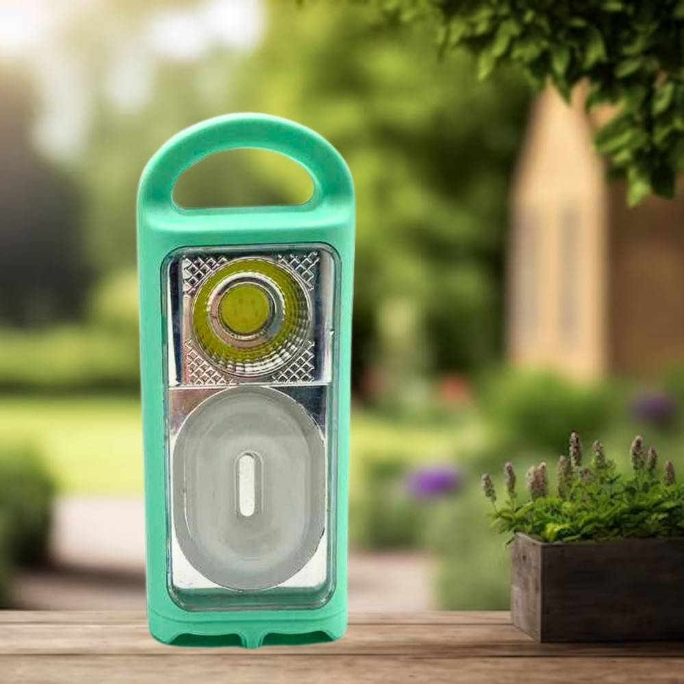 Ліхтар прожектор переносний на батарейках DX 588 компактний ліхтарик на два режими, фото 1