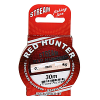 Волосінь Stream Red Hunter 30m 0.185mm