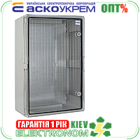 Бокс монтажный 400*600*200 IP65 ЩМПп с прозрачной дверцей АСКО-УКРЕМ A0270010031