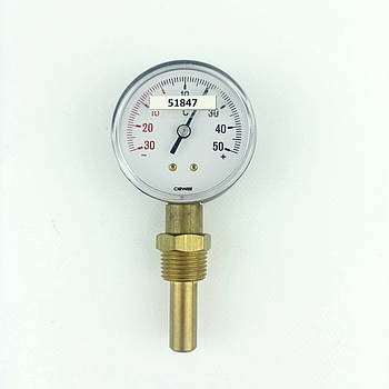Термометр CEWAL d=63 - 30/50°C, 50мм вертикальний