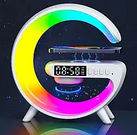 Світильник будильник з Bluetooth-динаміком домашня звукова модель15 У зарядний пристрій RGB 40