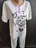 Піжами жіночі з футболкою і штанами, фото 2
