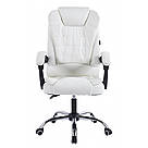 Офісне крісло операторське для персоналу Bonro BN-6070 крісло для офісу комп'ютерне біле крісла офісні, фото 3