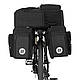 Комплект велосипедних сумок на багажник світловідбиваючі  ROCKBROS A8-BK 48л Чорний, фото 4