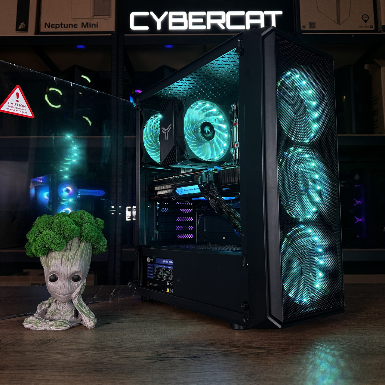 Mef! RTX 5070 12Gb NEW! | Core i5-12400F | Магазин Гарантія 3 Роки! Ігровий Компютер ПК від CyberCat