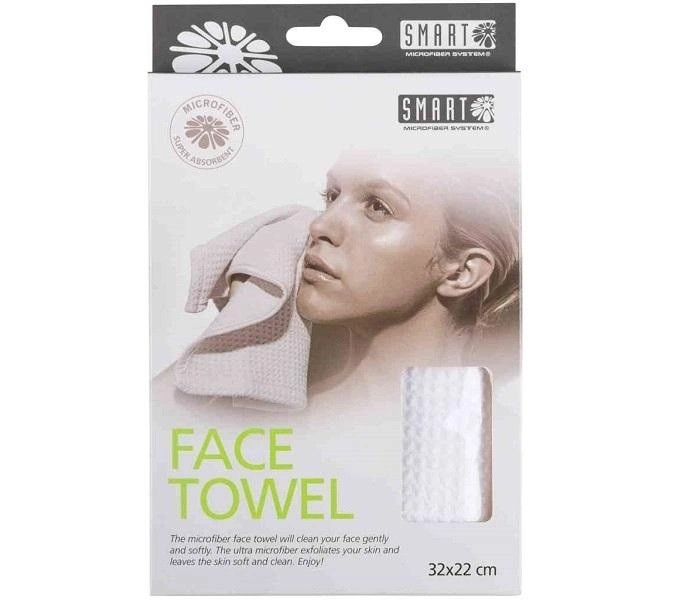 Серветка вафельна Smart Face Towel для обличчя Біла 32х22 см Швеція