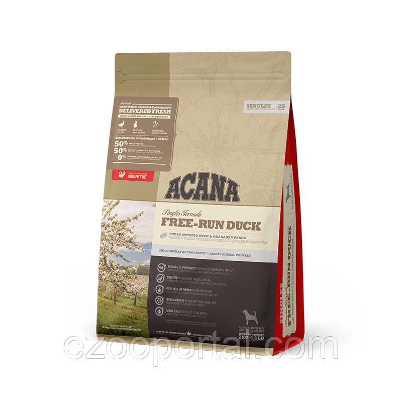 ACANA FREE-RUN DUCK 2KG корм для собак з качкою