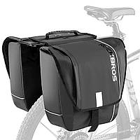 Велосипедная сумка на багажник светоотражающая ROCKBROS A10 30л Черный