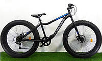 Велосипед фэтбайк Crosser FatBike 26 (16) cтальной 7ск внедорожник