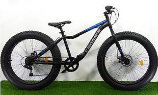 Велосипед фетбайк Crosser FatBike 26 (16) cтальний 7шв позашляховик