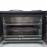 Духовка з 2 конфорками VOV VEOHP-30L (30 л, нержавіюча сталь, компактна), фото 2