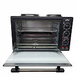 Духовка з 2 конфорками VOV VEOHP-30L (30 л, нержавіюча сталь, компактна), фото 5