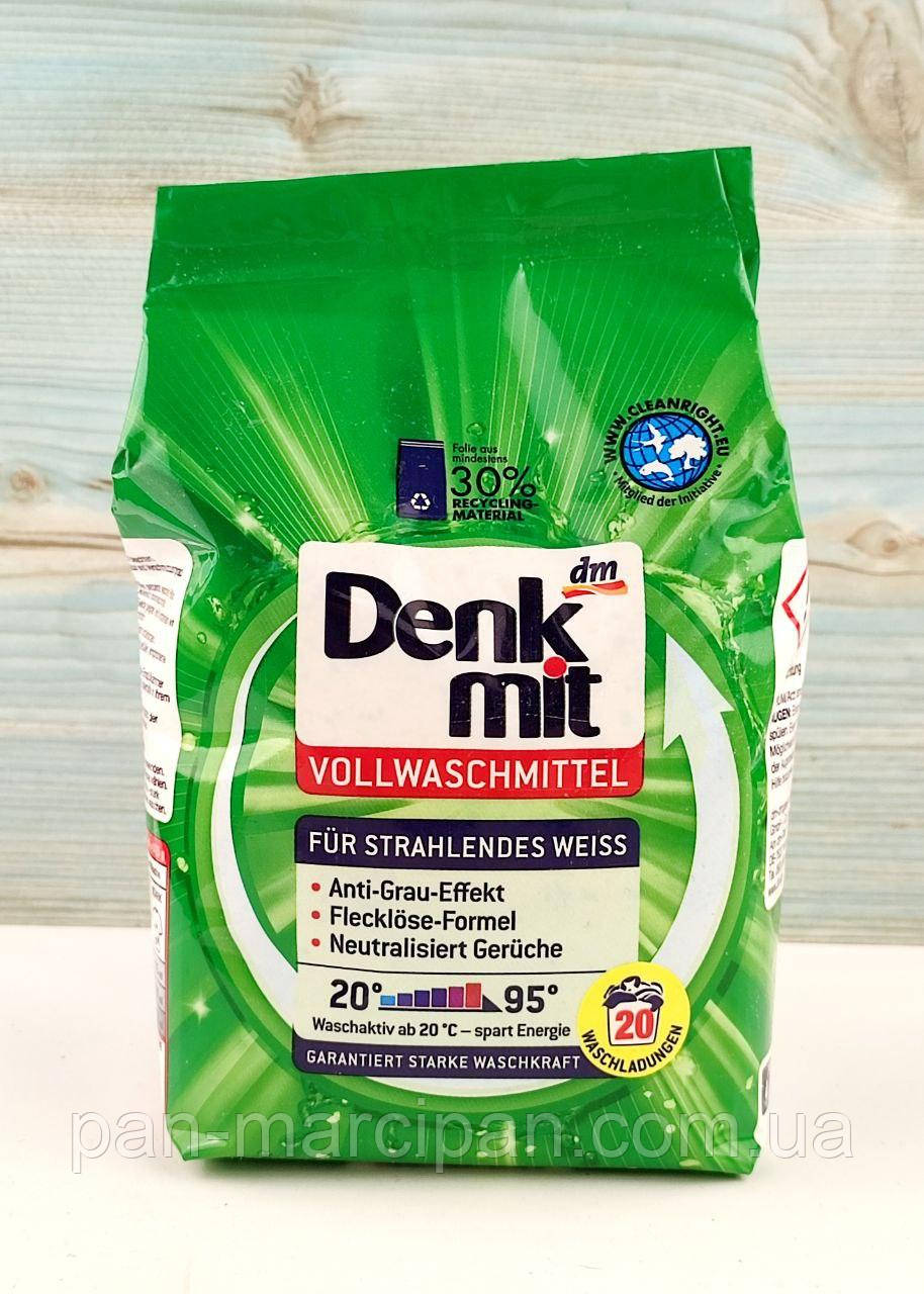 Пральний порошок для білого Denkmit Vollwaschmittel 1,35 кг 20 циклів прання Німеччина
