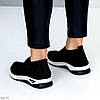 Чорні легкі текстильні жіночі кросівки у стразах колір на вибір доступна ціна, фото 4