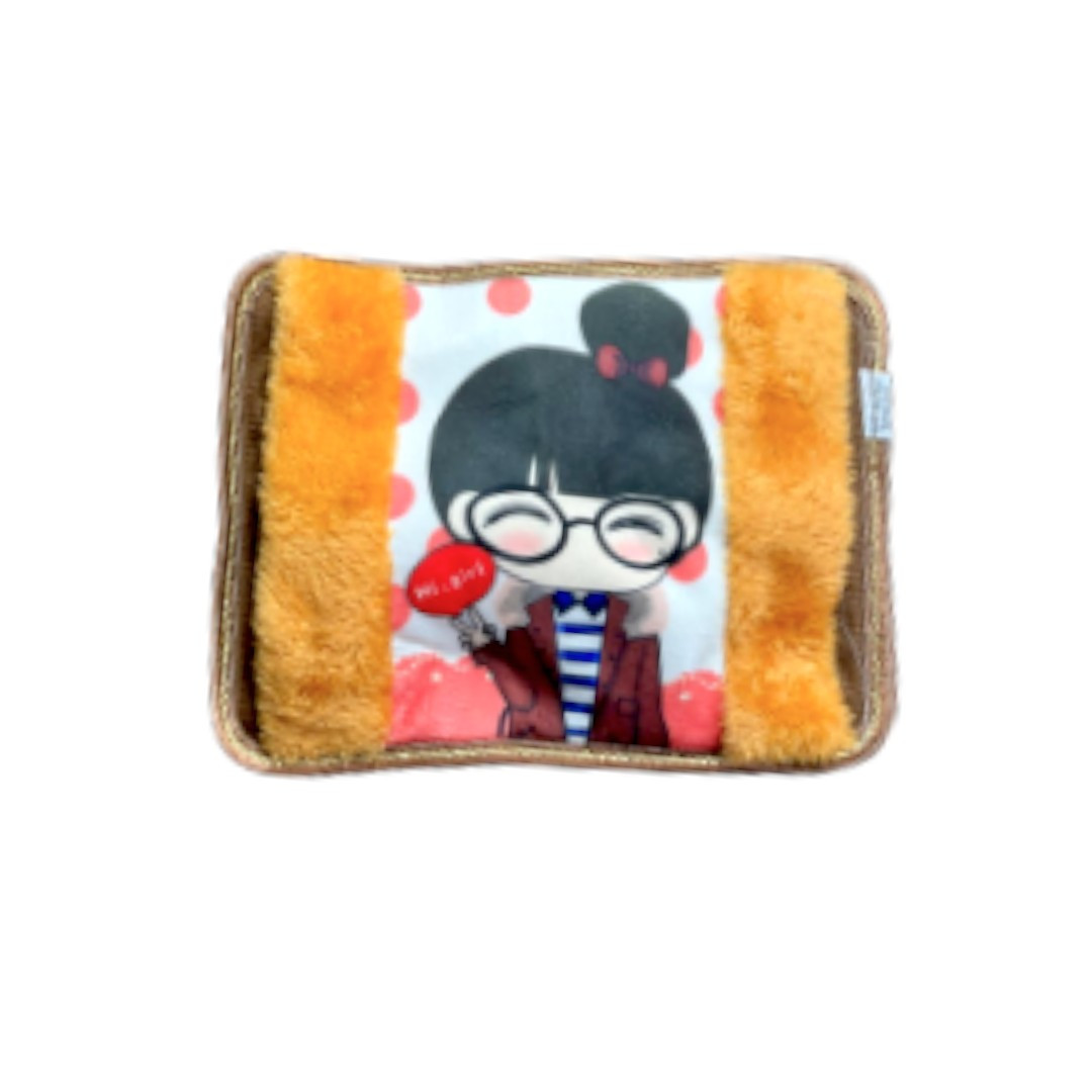 Грілка-муфта електрична для рук Hi girl Дівчинка в окулярах, фото 1