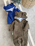 Дитячий комбінезон чоловічок ромпер для новонародженого Тедді 62 68 74 Осінь Весна, фото 8