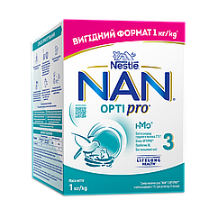 NAN 3 OPTIPRO 1000 г з 12 міс