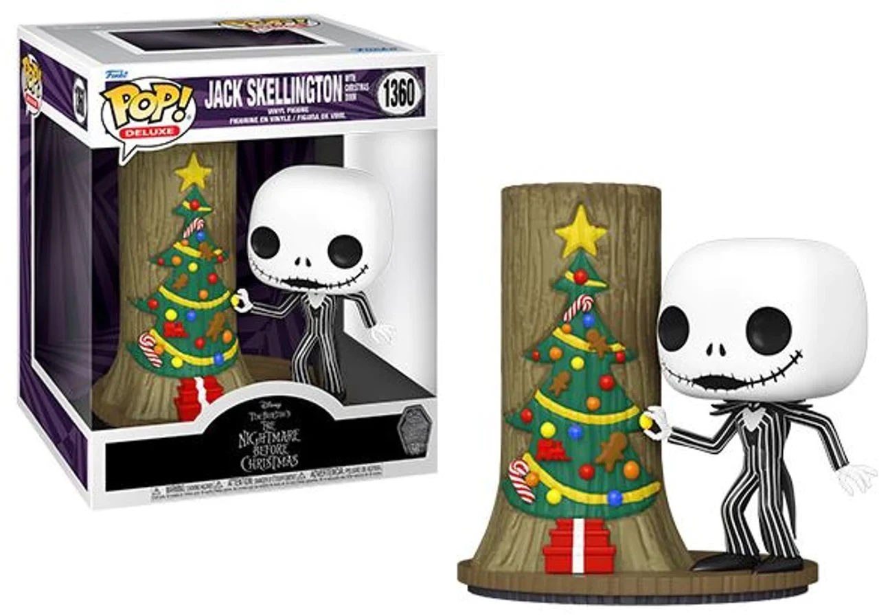 Фігурка Funko Pop Deluxe Фанко Поп Jack Skellington Жах перед Різдвом Джек Скеллінгтон 15 см NBС JS 1360, фото 1
