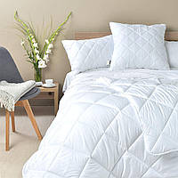 Практичный чехол для подушки Nordic Comfort с молнией 70Х70 см стеганый белый