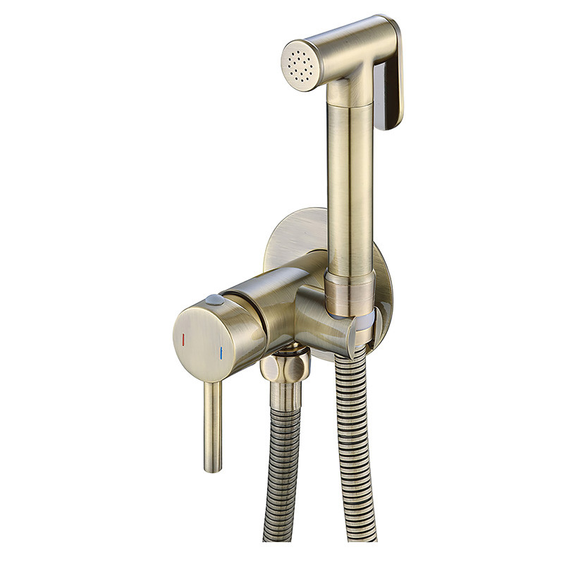 Змішувач для гігієнічного душу Mixxus Premium Hans 002 вбудований (Bronze) (MI5979), фото 1