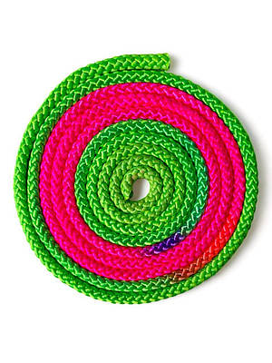 Спортивна скакалка Tuloni  Three-Color RG Rope 3,0 m col. green / pink / green Арт. T0966