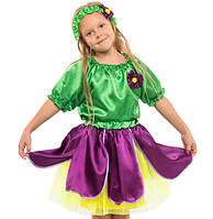 Детский карнавальный костюм Фиалки для девочки 4,5,6,7,8,9 лет 340