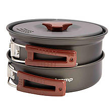 Набір туристичного посуду з анодованого алюмінію Tramp на 1-2 персони 1 л