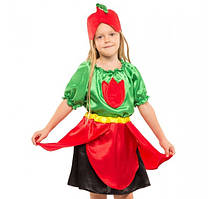 Дитячий каранвальний костюм Тюльпана для дівчинки 4,5,6,7,8,9 років