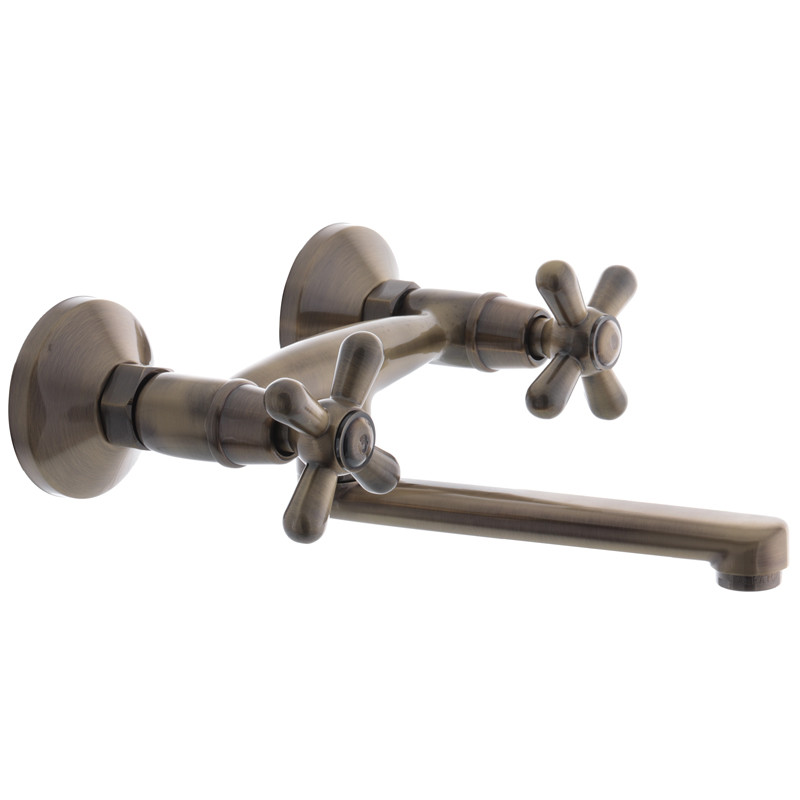 Кухонний змішувач настінний EP Dominox 361 Bronze (EP0013), фото 1