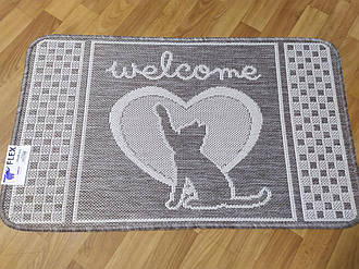 Flex 50*80см під двері Welcome cat 0032 Beige