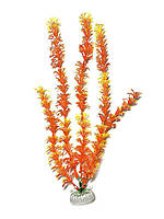 Искусственное растение для аквариума Aquatic Plants "Ambulia" оранжевое 30 см
