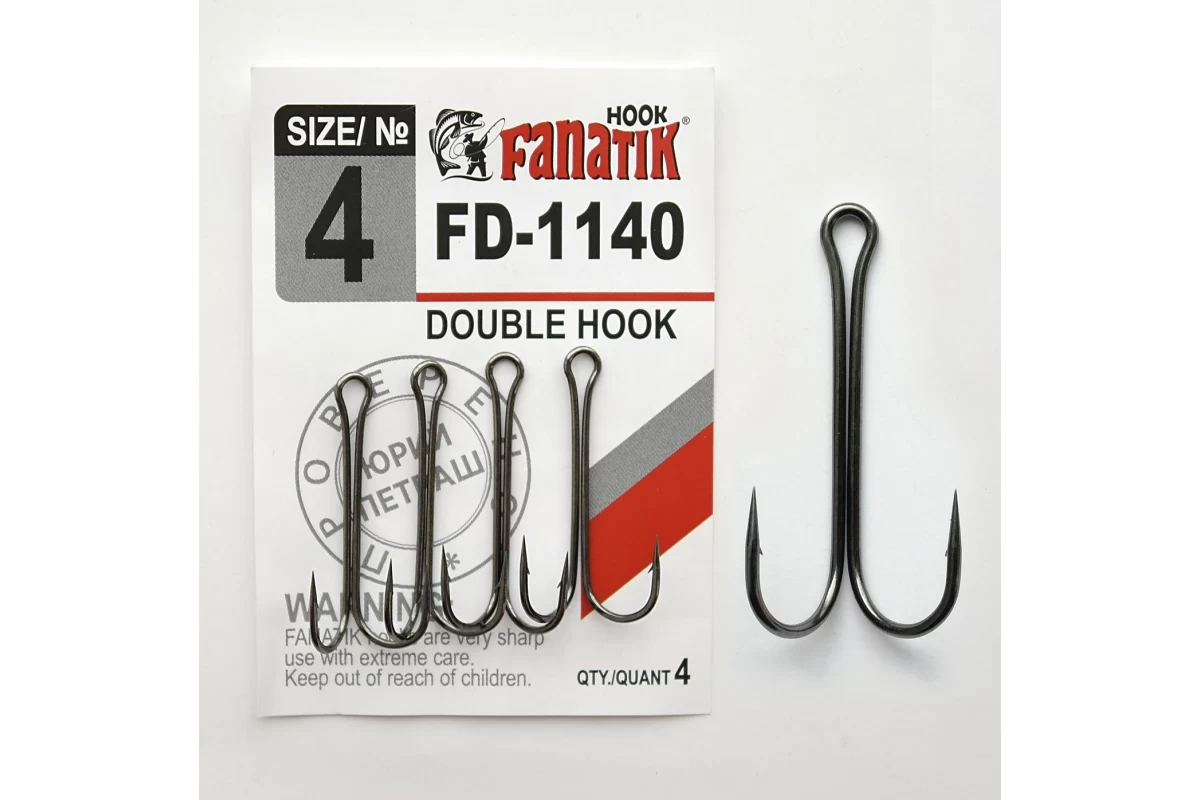 Подвійний гачок Fanatik FD - 1140 № 4