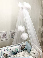 Балдахін із помпонами, 2.4*6 м