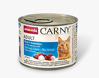 Консерва Animonda Carny Adult Beef + Cod with Parsley Roots для котов, с говядиной и треской с корнями