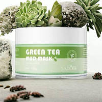 Глиняная антиакне-маска с экстрактом зеленого чая SADOER GREEN TEA MUD MASK 100 г