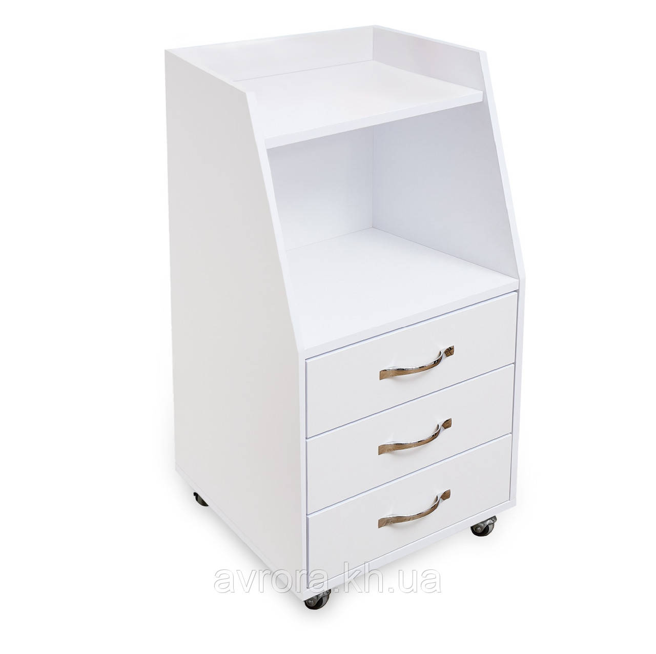 Візок косметологічний, тумба з трьома ящиками на колесах Т 110, фото 1