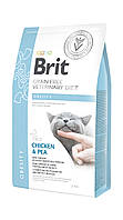 Сухой корм Brit Grain Free VetDiets Cat Obesity для кошек при избыточном весе 2 кг