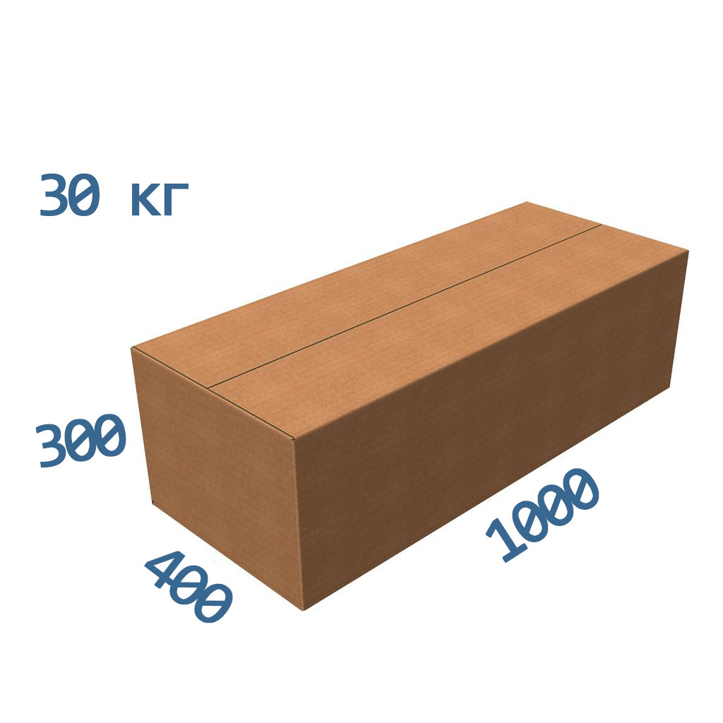 Картонна коробка Пошти 1000*400*300 - 30кг (З ЛОГОТИПОМ)