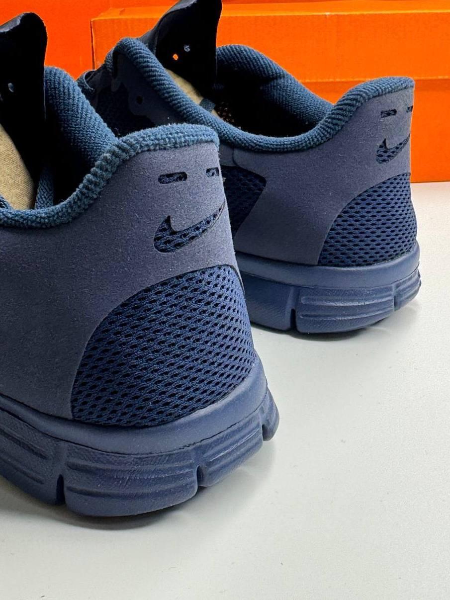 Кроссовки мужские Nike Free Run 3.0 All Dark Blue размер 43 - фото 4 - id-p2094783340