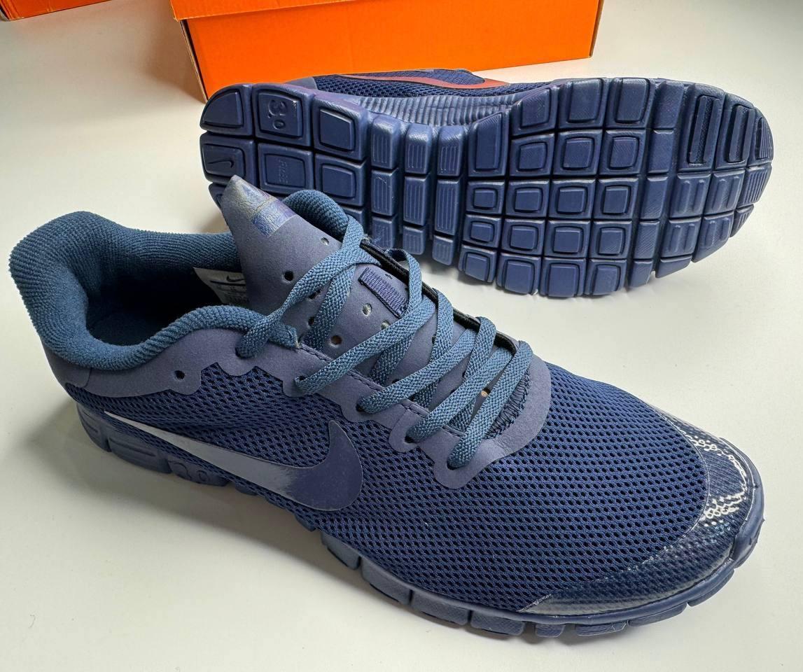 Кроссовки мужские Nike Free Run 3.0 All Dark Blue размер 43 - фото 5 - id-p2094783340