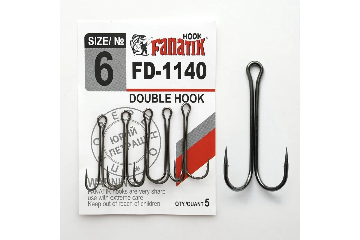 Подвійний гачок Fanatik FD - 1140 № 6