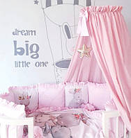 Балдахін із мусліна на дитяче ліжечко