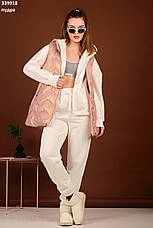 Жилетка жіноча подовжена демісезонна стьобана високої якості, є великі розміри EXCLUSIVE, фото 3