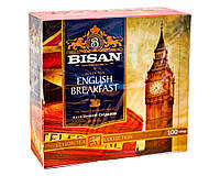 Чай Английский Завтрак BISAN English Breakfast (черный чай в пакетиках), 100шт*1,5г (4791007013143)