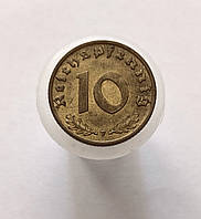 Германия 10 пфеннигов (рейхспфеннигов) 1937, "F"