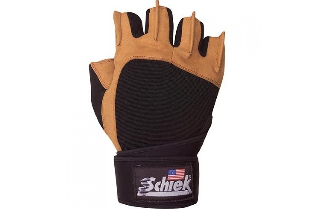 Рукавички для пауерліфтингу Schiek MODEL 425 POWER SERIES LIFTING GLOVES WITH WRIST WRAPS, фото 1
