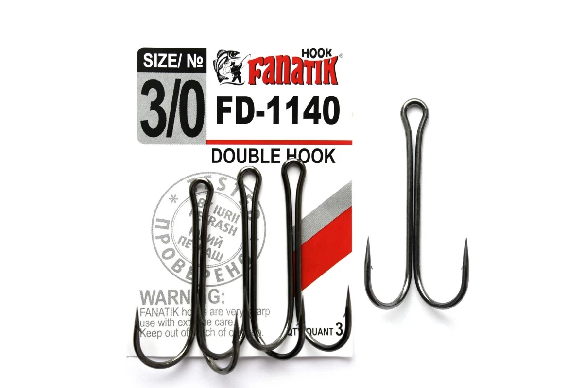 Подвійний гачок Fanatik FD - 1140 № 3/0