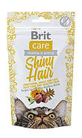 Лакомство для кошек Brit Care Cat Snack Shiny Hair с лососем 50 г